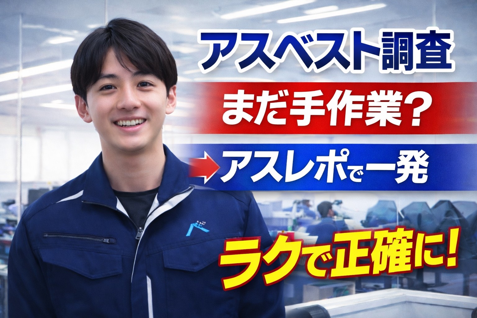【新着動画】アスベスト調査、まだ手作業していませんか？